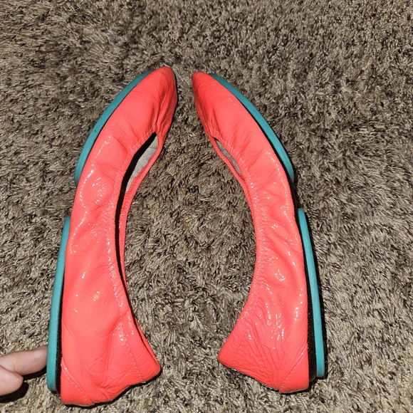 Neon Red Tieks - Picture 4 of 7